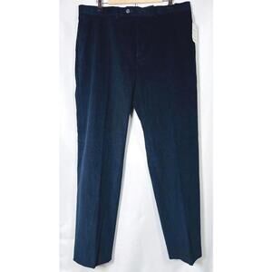 Lauren Ralph Lauren Classic Navy Corduroy Flat Front Pant Men Size 36x32 NWT